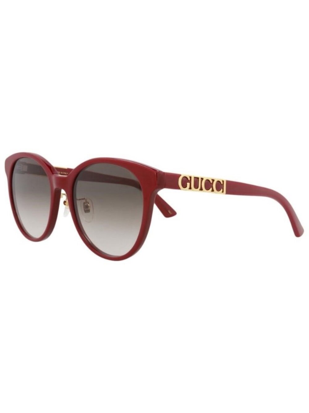 New Gucci Womens Round/Oval Red Red Brown Fashion Designer Sunglasses